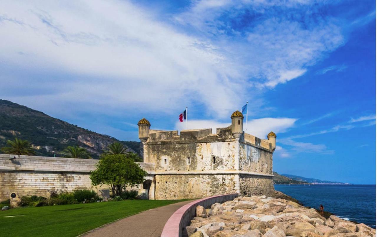 Menton Smartworking And Relax On The Beach, Seaview Extérieur photo