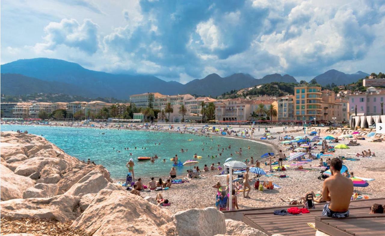 Menton Smartworking And Relax On The Beach, Seaview Extérieur photo
